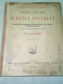 TEXT-ATLAS JUDETUL COVURULUI PENTRU TREBUINTA CLASEI A II PRIMARA URBANA DE AMBE SEXE  - PETRU C. BRASOVEANU  EDITIA IV