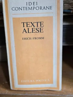 TEXTE ALESE - ERICH FROMM