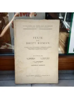 Texte de drept roman , Gr. Dimitrescu , 1943
