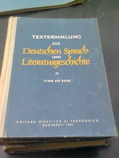 Textsammlung zur Deutschen Sprach und Literaturgeschichte - vol. IV   (Colectia de text pentru limba și literatura germană)