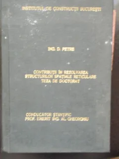 TEZA DE DOCTORAT - D. PETRE