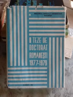 TEZE DE DOCTORAT ROMANESTI 1977-1979