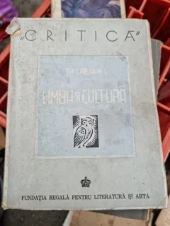 Th. Capidan - Limba si cultura