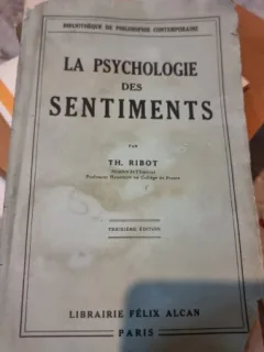 Th. Ribot La Psychologie des sentiments