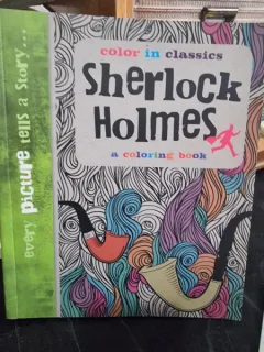 The Adventures of Sherlock Holmes - Color in Classics  coloring book