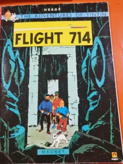 The adventures of Tintin. Flight 714 carte benzi desenate
