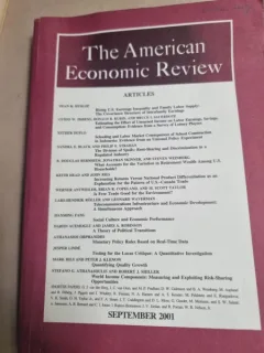 The American Economic Review, september 2001