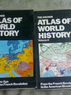 THE ANCHOR - ATLAS OF WORLD HISTORY  (2 VOLUME)