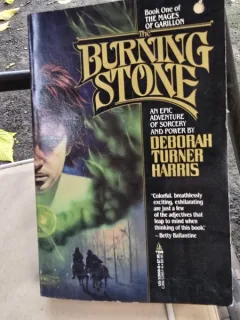 The burning stone - Deborah Turner Harris