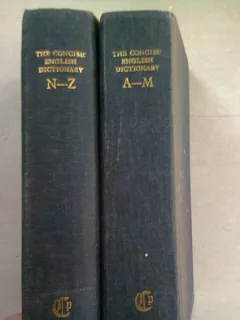 THE CONCISE ENGLISH DICTIONARY - H.W. FOWLER  2 VOLUME