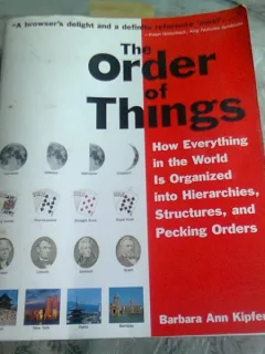 THE ORDER OF THINGS - BARBARA ANN KIPFER  (CARTE IN LIMBA ENGLEZA)
