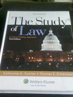THE STUDY OF LAW  - KATHERINE A. CURRIER