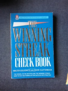 THE WINNING STREAK, CHECK BOOK - WALTER GOLDSMITH  (CARTE IN LIMBA ENGLEZA)
