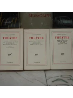 Theatre 3 volume , Eugene Ionesco , 1954 vol 1 si 2