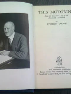 THIS MOTORING - STENSON COOKE  *CARTE IN LIMBA ENGLEZA)