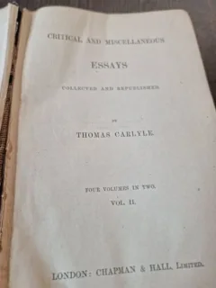Thomas Carlyle - Critical and Miscellaneous Essays Vol. II