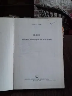 TILISCA. ASEZARILE ARHEOLOGICE DE LA CATANAS - NICOLAE LUPU