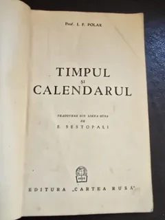 Timpul si calendarul - I.F. Polak