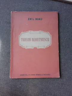 TRAIAN DEMETRESCU, CONTRIBUTII LA CUNOASTEREA VIETII SI OPEREI - EMIL MANU  (CU DEDICATIA AUTORULUI PENTRU PETRU VINTILA)