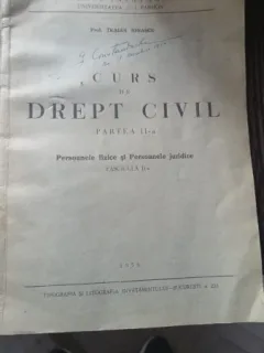 TRAIAN IONASCU - CURS DE DREPT CIVIL   partea a II-a