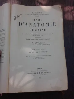 TRAITE D'ANATOMIE HUMAINE - L. TESTUT  VOL.IV