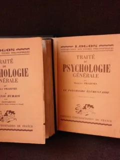 TRAITE DE PSYCHOLOGIE GENERALE - MAURICE PRADINES   2 VOLUME  (CARTI IN LIMBA FRANCEZA)