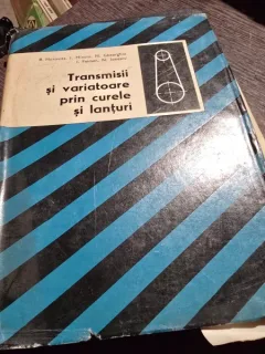 Transmisii si variatoare prin curele si lanturi - B. Hortocovitz