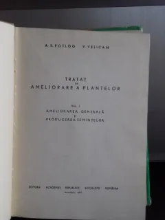 TRATAT DE AMELIORAREA A PLANTELOR - A. POTLOG  VOL.1
