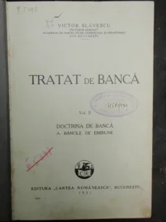 TRATAT DE BANCA VOL.II - VICTOR SLAVESCU
