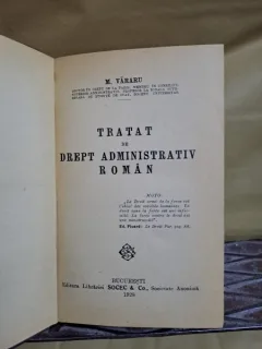 Tratat de drept administrativ roman - M. Vararu