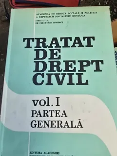 Tratat de drept civil , vol I , Partea Generala , Paul Cosmovici , 1989