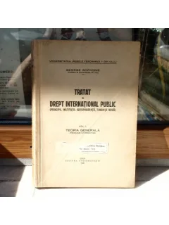 Tratat de drept international public Vol.1 Teoria generala , George Sofronie , 1940
