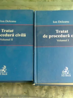 TRATAT DE PROCEDURA CIVILA - ION DELEANU  2 VOLUME