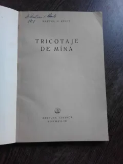 TRICOTAJE DE MANA  - MARTHA M REICHT