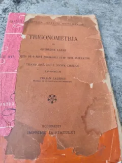 Trigonometria - Gheorghe Lazar  transcrisa dupa slove cirilice