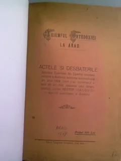 TRIUMFUL ORTODOXIEI LA ARAD