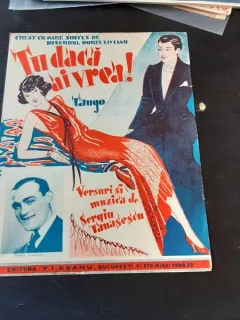 TU DACA AI VREA! TANGO, CERSURI SI MUZICA DE SERGIU TANASESCU
