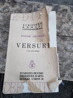 Tudor Arghezi - Versuri. Editie definitiva ingrijit de autor. A doua editie adaugita