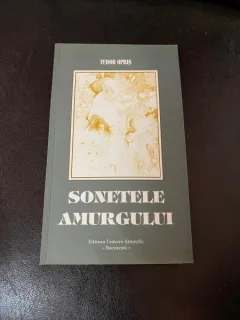 Tudor Opris Sonetele Amurgului (cu dedicatie)