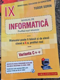 Tudor Sorin - Manual de Informatica clasa a IX-a