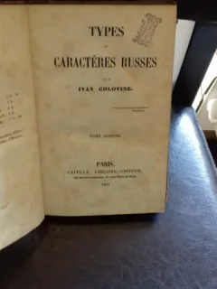 TYPES et  CARACTERES RUSSES - IVAN GOLOVINE    VOL.2