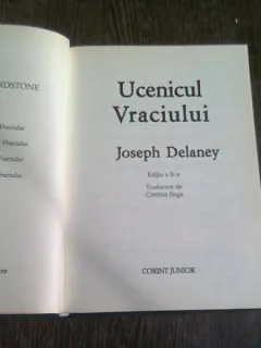 UCENICUL VRACIULUI - JOSEPH DELANEY