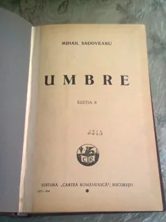 Umbre - Mihail Sadoveanu