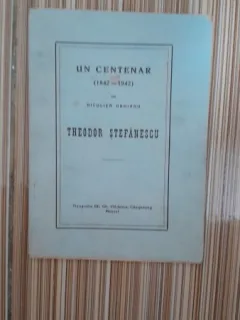 Un centenar 1842-1942, Theodor Stefanescu - Niculita Stefanescu