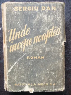 UNDE INCEPE NOAPTEA - SERGIU DAN