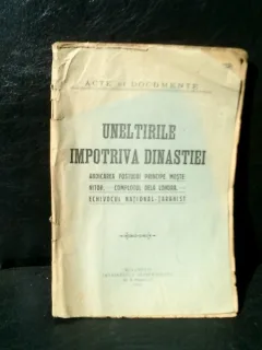 Uneltirile impotriva dinastiei - Abdicarea fostului principe mostenitor - Complotul de la Londra - Echivocul national-taranist