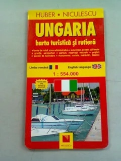 UNGARIA - HARTA TURISTICA SI RUTIERA