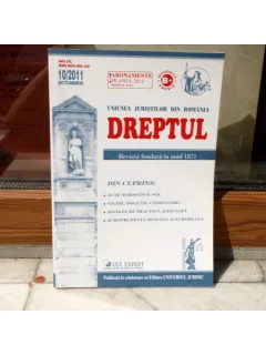 UNIUNEA JURISTILOR DIN ROMANIA DREPTUL NR.10 2011OCT , Cursuri
