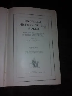 UNIVERSAL HISTORY OF THE WORLD - J.A. HAMMERTON, VOLUME SEVEN  (CARTE IN LIMBA ENGLEZA)