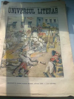 UNIVERSUL LITERAR NR. 23/5 IUNIE 1906  (ATENTATUL IN CONTRA REGELUI SPANIEI, ALFONSO XIII)